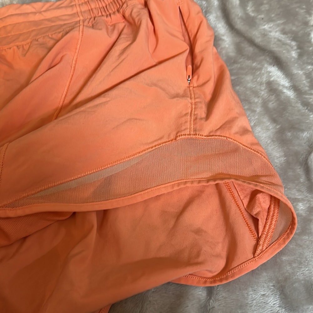 Lululemon Hotty hot high rise short in sunny coral - Picture 2 of 7